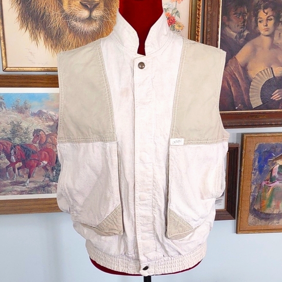 Guess by Marciano Other - Rare Beige Tan Vest Guess by Georges Marciano